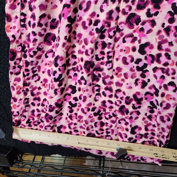 Torrid Womens Pants Multi-Color Size 2R 100% Rayon Stretch Pull On Wide Leg - Picture 4 of 12